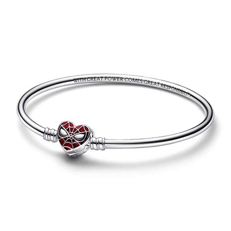 Pandora Moments Marvel Spider-Man Mask Clasp Bangle: Precious Accents, Ltd.
