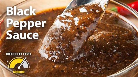 Black Pepper Sauce Youtube Black Pepper Sauce Recipe Pepper Sauce