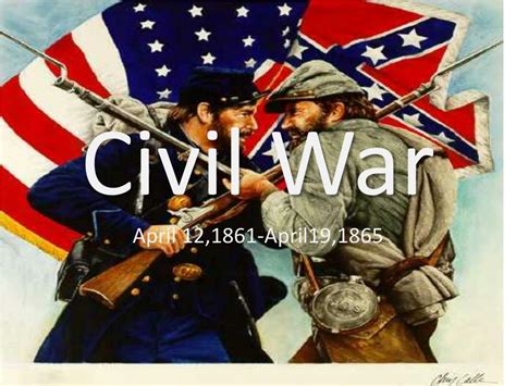 Civil War Presentation Powerpoint