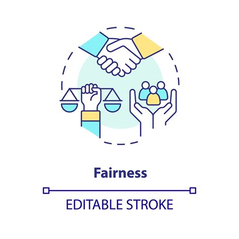 Fairness Concept Icon Equality For Everybody Law And Justice Idea