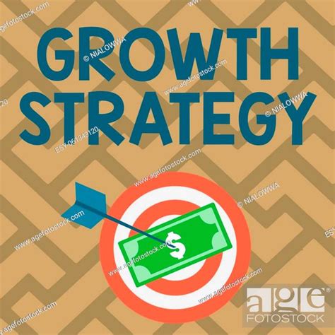 Conceptual Caption Growth Strategy Business Showcase Strategy Aimed At