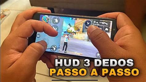 Como Fazer O Melhor Hud Dedos Para Subir Capa No Free Fire Handcam