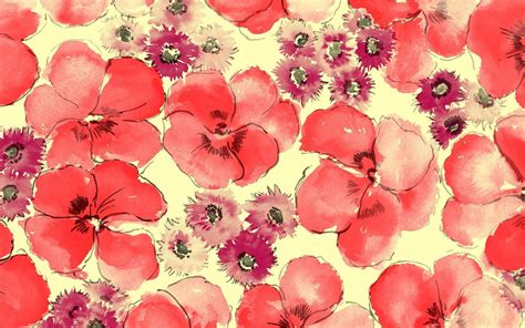 Flower Illustration Wallpapers - Top Free Flower Illustration Backgrounds - WallpaperAccess