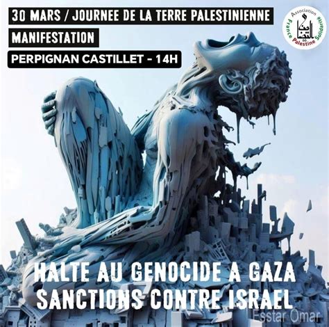 Manifestation Halte Au Massacre Gaza La France Doit Demander Un