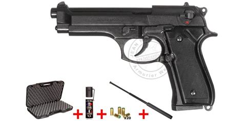 Armurerie Pistolet Alarme Bruni Mod Noir Cal Mm