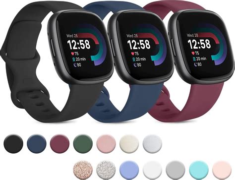 Amazon Pack Bands Compatible With Fitbit Versa Versa Sense