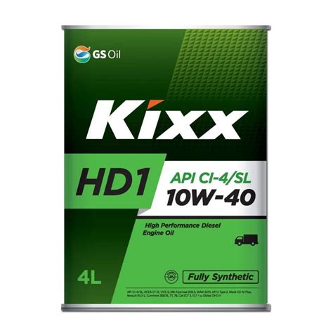 Синтетическое моторное масло Kixx HD1 10w-40 CI-4/SL 1л купить