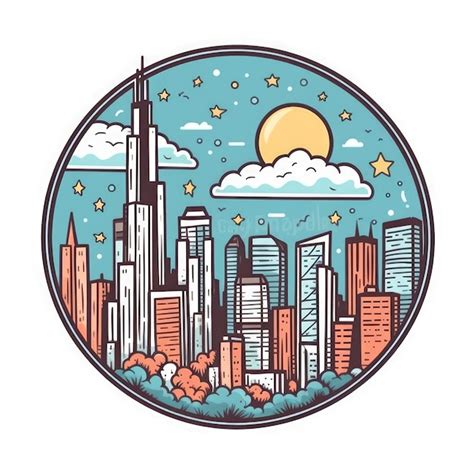 Premium Ai Image A Circle Shape Frame With Center Space Of Chicago