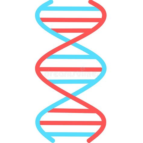 Dna Spirals Violet And Turquoise Color Icons Set Deoxyribonucleic Nucleic Acid Helix