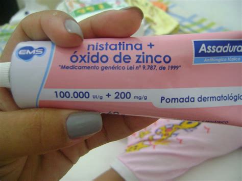 Face Perfeita Nistatina Xido De Zinco Pomada Para Assadura