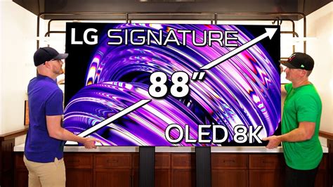 Huge 88 Lg Z2 Oled The Best Tv In The World Youtube