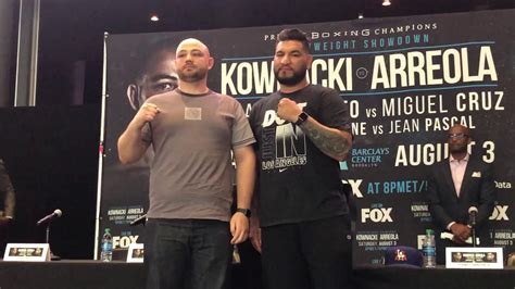 KOWNACKI VS ARREOLA FACE OFF PBCONFOX YouTube