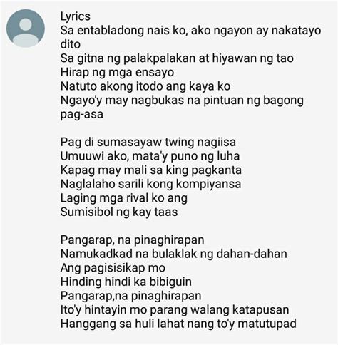 Hindi Pa Huli Ang Lahat Lyrics