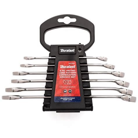 Duralast Metric Long Pattern Combination Wrench Set Piece