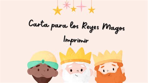 Carta Para Los Reyes Magos Ejemplos Formatos