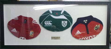 Framed Rugby Rugby Ball Framed Sports Memorabilia Framing Ideas for ...