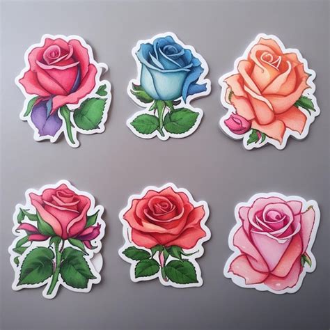 49000 Rose Stickers Pictures