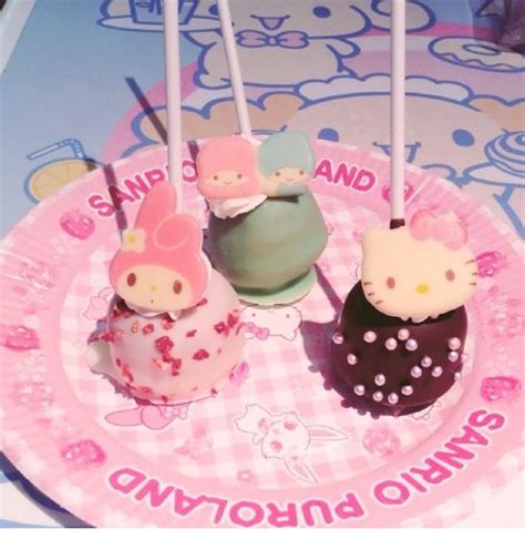 Sanrio Cake Pops Kawaii Food Cute Food Cute Candy