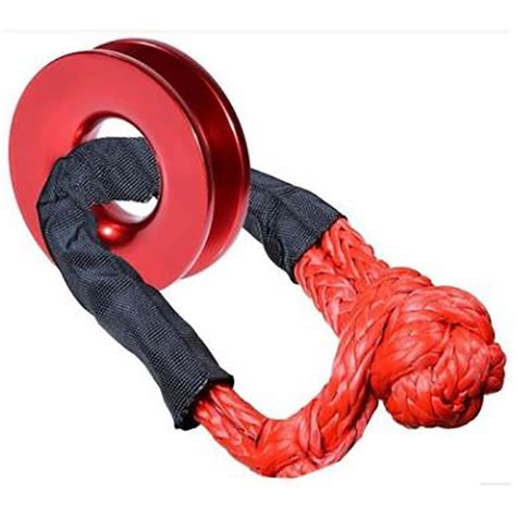 1 2 Inch Synthetic Shackle Winch Rope Recovery Snatch Ring For ATV