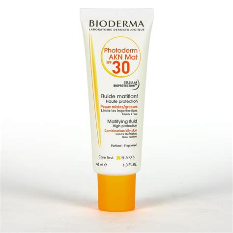 Bioderma Photoderm Akn Mat Fluido Spf30 Pieles Grasas Y Acnéicas 40 Ml