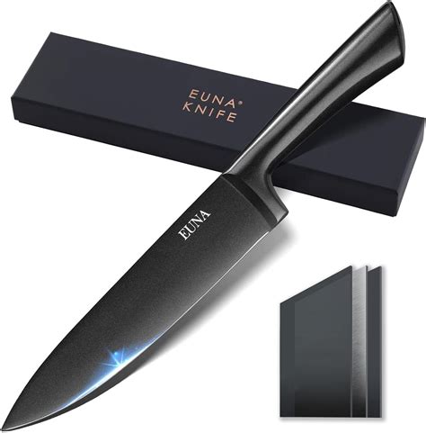 EUNA Kitchen Knife 8 Inch Integrated Chef S Knives Durable Cutlery