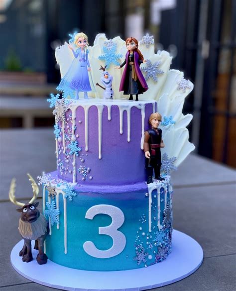 Frozen Themed Birthday Cake Frozen Theme Cake Disney Frozen Birthday