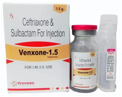 Ceftriaxone Gm Sulbactum Mg With Water Strength Gm At Rs