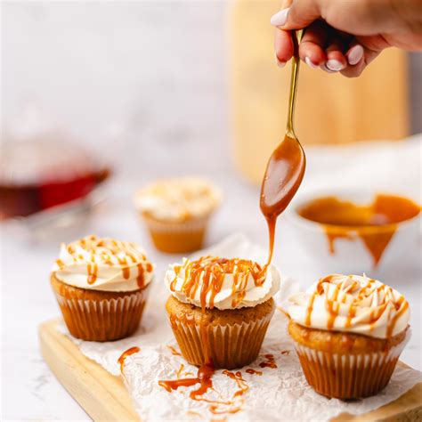 Vanilla Salted Caramel Cupcakes Sugar Baked