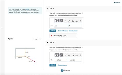 Solved The Three Ropes In The Figure Figure 1 Are Tied To Chegg