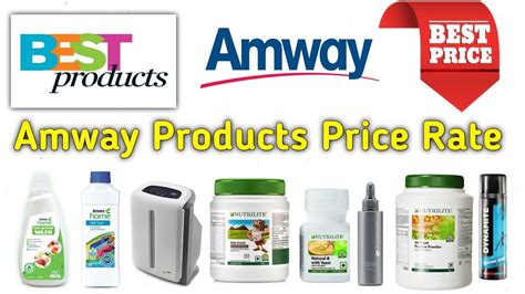 Amway Products Price List Amway Products Price Rate Amway Youtube