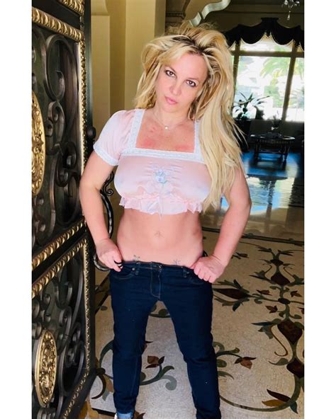 Britney Spears Nearly Busts Out Of Lace Bra In Close Up Photo Of Her