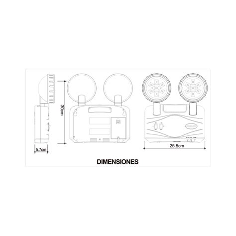 Ripley LÁMPARA DE EMERGENCIA 32 LED SMD 9 HORAS 9101SMD OPALUX