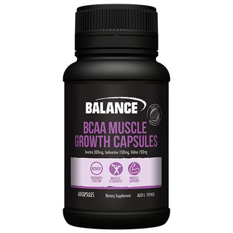 Balance - BCAA Muscle Growth Capsules - Elite Health Supplements