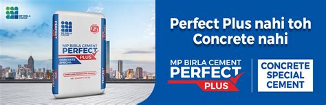 MP Birla Cement Perfect Plus Best Cement For Roof Concrete