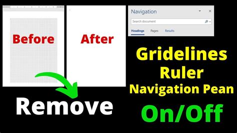 How To Add And Remove Gridlines In Ms Word Use Ruler Gridlines Navigation Pane 2022 Rakib