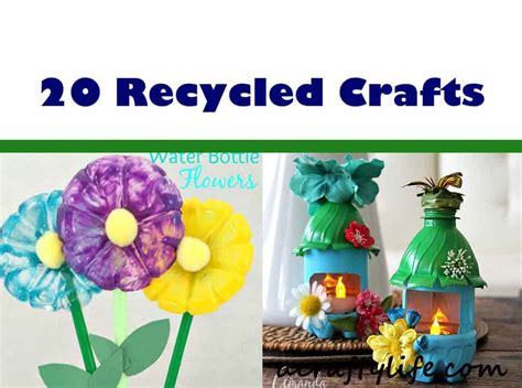 37 Easy Recycled Kid Crafts Reuse Recycle Crafts Earth Day A