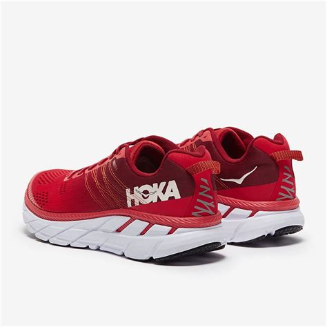 Hoka Clifton 6 Red Mens Shoes