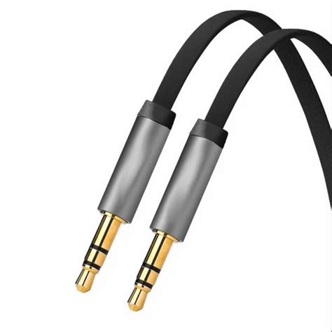 Black Gold Plated 3.5mm Aux Cable at Rs 2.99/piece in Porbandar | ID: 20044104133