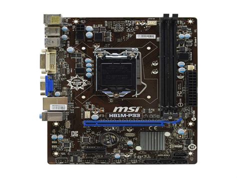 Msi H M P Plus Desktop Motherboard H Socket Lga I I I Ddr