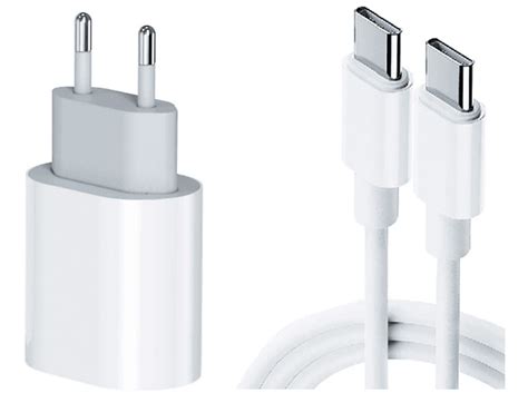 TRMK Ladeset USB C iPhone Ladekabel Ladegerät Apple weiß SATURN