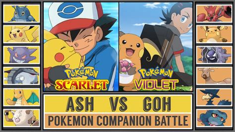 Ash Vs Goh Pok Mon Companion Battle Pok Mon Scarlet Violet Youtube