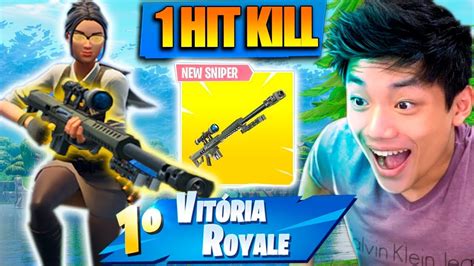 DESTRUÍ TUDO A NOVA SNIPER PESADA FORTNITE BATTLE ROYALE YouTube