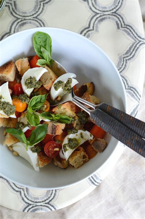 Panzanella Fa On Salade Caprese Recette Tangerine Zest