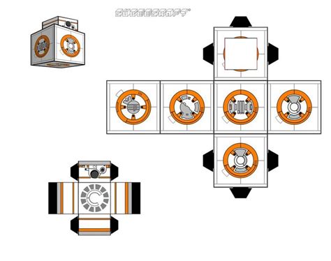 Bb Cubeecraft By Jagamen On Deviantart Star Wars Crafts Star Wars