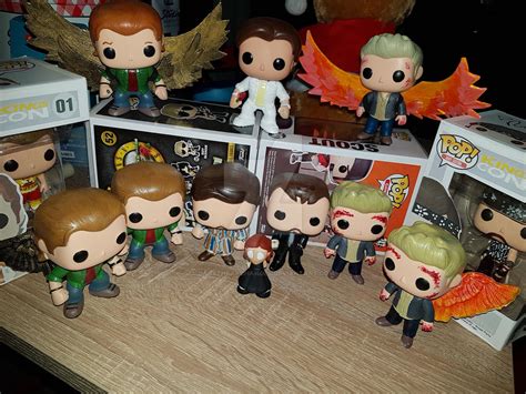 Supernatural funko pop customs by GabyTheArchangel on DeviantArt