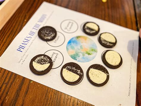 Moon Phases Oreo Worksheet Modern Homestead Mama Worksheets Library