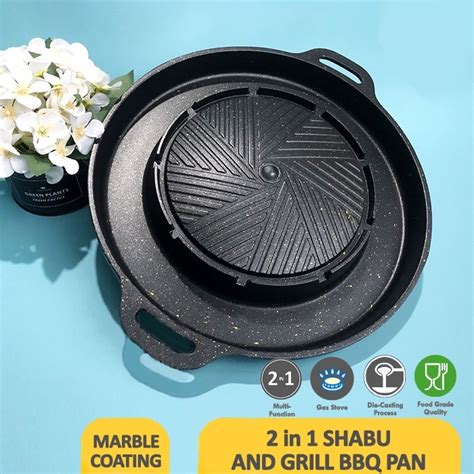 Jual Cooker Panci Bulgogi In GM Alat Panggang Non Stick Hot Pot Shabu Shabu CM Wajan