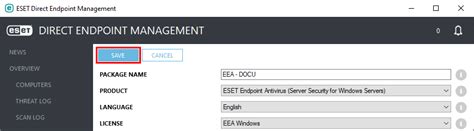 Create An Eset Endpoint Deployment Package Eset Direct Endpoint