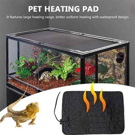 Pet Heating Pad Terrarium Reptile Heat Mat Electric Blanket Heater 3