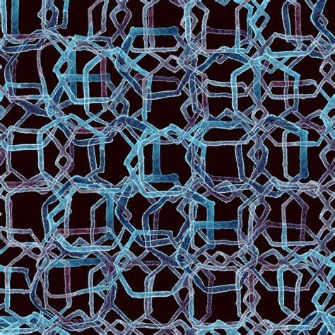 Patrón hexagonal impresión infinita sin costuras de acuarela